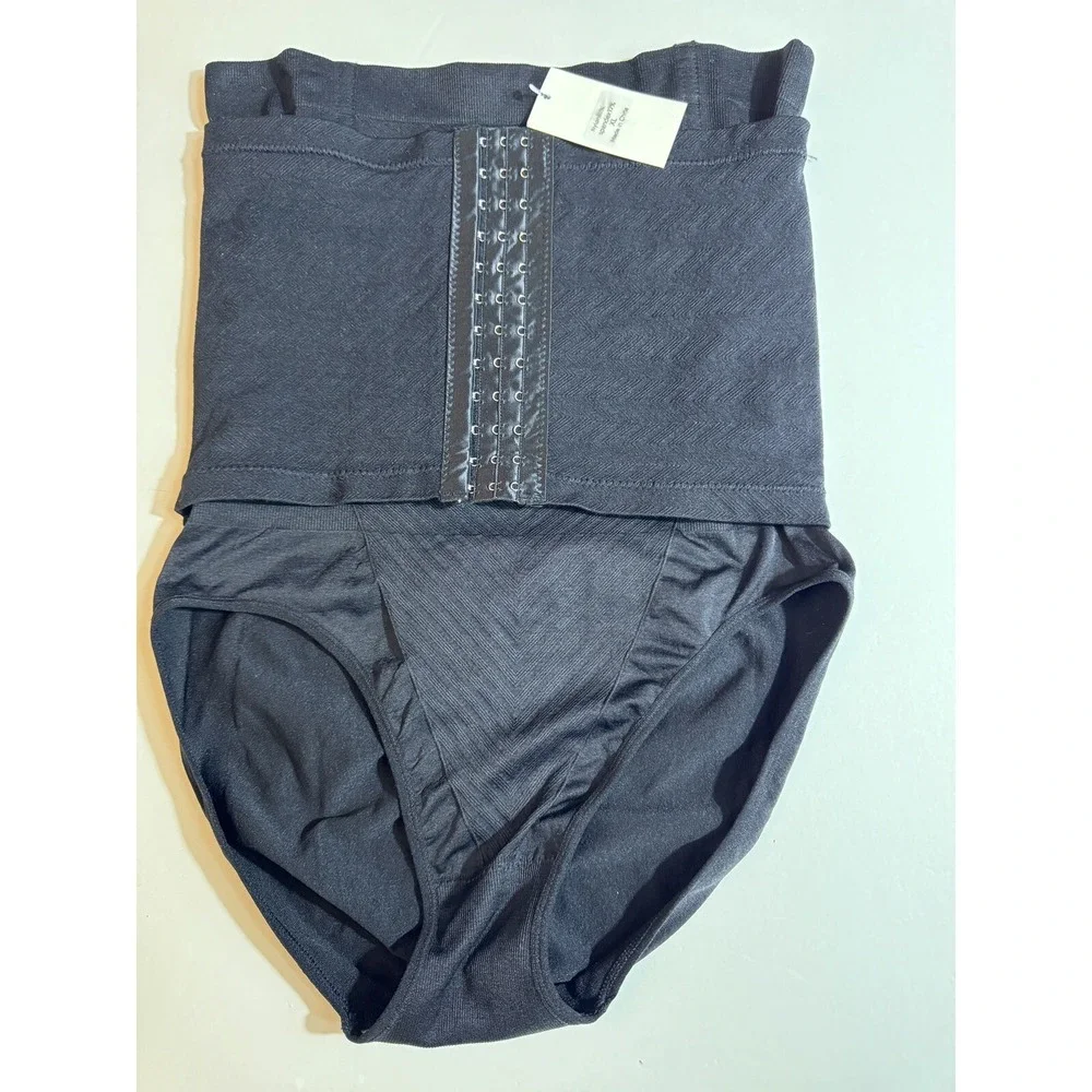 Shapewear Bodysuit High Waisted‎ Belly Tightening Shortss Breasted Shaping Sz XL